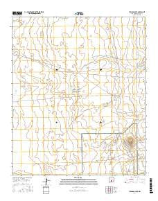Tularosa Peak New Mexico Current topographic map, 1:24000 scale, 7.5 X 7.5 Minute, Year 2017
