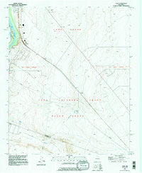 Turn New Mexico Historical topographic map, 1:24000 scale, 7.5 X 7.5 Minute, Year 1991