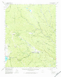 Ute Park New Mexico Historical topographic map, 1:62500 scale, 15 X 15 Minute, Year 1955