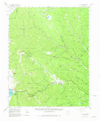 Ute Park New Mexico Historical topographic map, 1:62500 scale, 15 X 15 Minute, Year 1955