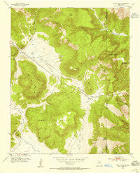 Valle Toledo New Mexico Historical topographic map, 1:24000 scale, 7.5 X 7.5 Minute, Year 1952