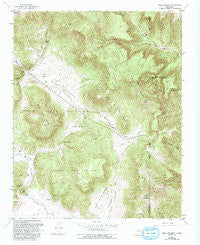 Valle Toledo New Mexico Historical topographic map, 1:24000 scale, 7.5 X 7.5 Minute, Year 1952