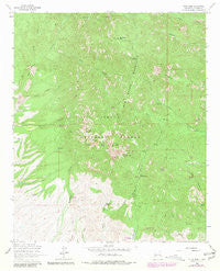 Vicks Peak New Mexico Historical topographic map, 1:24000 scale, 7.5 X 7.5 Minute, Year 1964