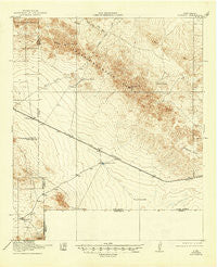 Victorio New Mexico Historical topographic map, 1:62500 scale, 15 X 15 Minute, Year 1918