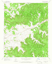 Vigas Canyon New Mexico Historical topographic map, 1:24000 scale, 7.5 X 7.5 Minute, Year 1963