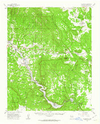 Villanueva New Mexico Historical topographic map, 1:62500 scale, 15 X 15 Minute, Year 1960