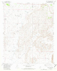 Wagon Canyon New Mexico Historical topographic map, 1:24000 scale, 7.5 X 7.5 Minute, Year 1982