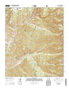 Wall Lake New Mexico Historical topographic map, 1:24000 scale, 7.5 X 7.5 Minute, Year 2013
