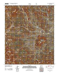 Wallace Mesa New Mexico Historical topographic map, 1:24000 scale, 7.5 X 7.5 Minute, Year 2011