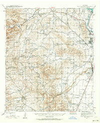 West Carlsbad New Mexico Historical topographic map, 1:62500 scale, 15 X 15 Minute, Year 1943