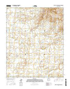West of La Vida Mission New Mexico Current topographic map, 1:24000 scale, 7.5 X 7.5 Minute, Year 2017