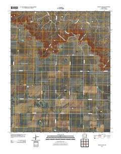 Wheatland New Mexico Historical topographic map, 1:24000 scale, 7.5 X 7.5 Minute, Year 2010
