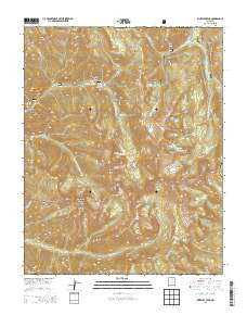 Wheeler Peak New Mexico Current topographic map, 1:24000 scale, 7.5 X 7.5 Minute, Year 2013