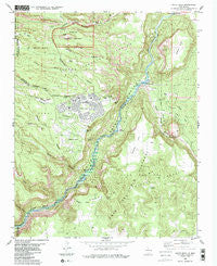 White Rock New Mexico Historical topographic map, 1:24000 scale, 7.5 X 7.5 Minute, Year 1984