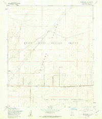 White Sands NE New Mexico Historical topographic map, 1:24000 scale, 7.5 X 7.5 Minute, Year 1955