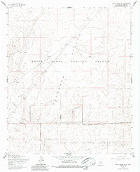 White Sands NE New Mexico Historical topographic map, 1:24000 scale, 7.5 X 7.5 Minute, Year 1955