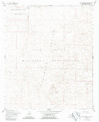 White Sands SE New Mexico Historical topographic map, 1:24000 scale, 7.5 X 7.5 Minute, Year 1955