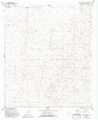 White Sands SE New Mexico Historical topographic map, 1:24000 scale, 7.5 X 7.5 Minute, Year 1955
