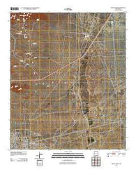 White Sands New Mexico Historical topographic map, 1:24000 scale, 7.5 X 7.5 Minute, Year 2010