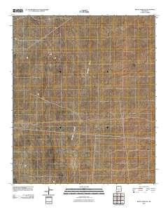White Sands SE New Mexico Historical topographic map, 1:24000 scale, 7.5 X 7.5 Minute, Year 2010