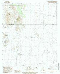 Whitewater Mountains New Mexico Historical topographic map, 1:24000 scale, 7.5 X 7.5 Minute, Year 1983