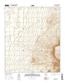 Wilde Tank New Mexico Current topographic map, 1:24000 scale, 7.5 X 7.5 Minute, Year 2017