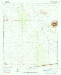 Williams Ranch New Mexico Historical topographic map, 1:24000 scale, 7.5 X 7.5 Minute, Year 1964
