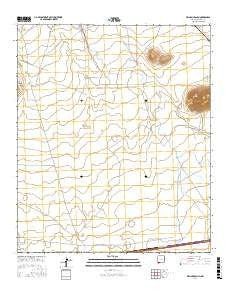 Williams Ranch New Mexico Current topographic map, 1:24000 scale, 7.5 X 7.5 Minute, Year 2017