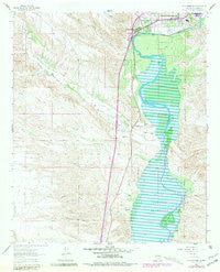 Williamsburg New Mexico Historical topographic map, 1:24000 scale, 7.5 X 7.5 Minute, Year 1961