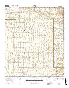Willow Draw New Mexico Current topographic map, 1:24000 scale, 7.5 X 7.5 Minute, Year 2017