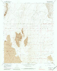 Wind Mesa New Mexico Historical topographic map, 1:24000 scale, 7.5 X 7.5 Minute, Year 1952