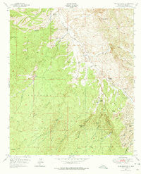Wind Mountain New Mexico Historical topographic map, 1:24000 scale, 7.5 X 7.5 Minute, Year 1950