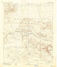 Wingate New Mexico Historical topographic map, 1:250000 scale, 1 X 1 Degree, Year 1892