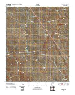 Wire Lake New Mexico Historical topographic map, 1:24000 scale, 7.5 X 7.5 Minute, Year 2010