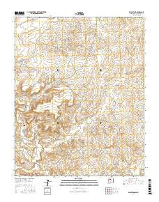 Wolf Stand New Mexico Current topographic map, 1:24000 scale, 7.5 X 7.5 Minute, Year 2017