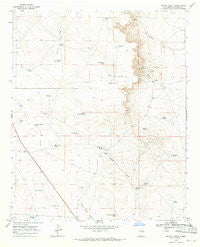 Wright Ranch New Mexico Historical topographic map, 1:24000 scale, 7.5 X 7.5 Minute, Year 1967