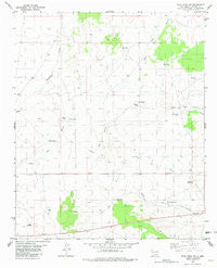Wrye Peak NW New Mexico Historical topographic map, 1:24000 scale, 7.5 X 7.5 Minute, Year 1981