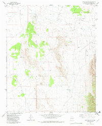 Wrye Peak SW New Mexico Historical topographic map, 1:24000 scale, 7.5 X 7.5 Minute, Year 1982