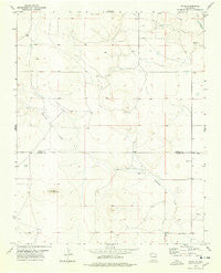 Yates New Mexico Historical topographic map, 1:24000 scale, 7.5 X 7.5 Minute, Year 1977