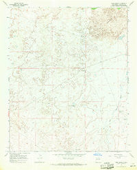 York Ranch New Mexico Historical topographic map, 1:24000 scale, 7.5 X 7.5 Minute, Year 1967