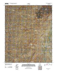 York Ranch New Mexico Historical topographic map, 1:24000 scale, 7.5 X 7.5 Minute, Year 2010