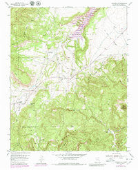 Youngsville New Mexico Historical topographic map, 1:24000 scale, 7.5 X 7.5 Minute, Year 1953