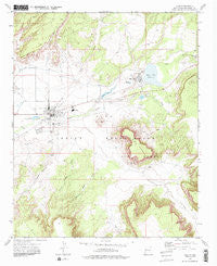 Zuni New Mexico Historical topographic map, 1:24000 scale, 7.5 X 7.5 Minute, Year 1972