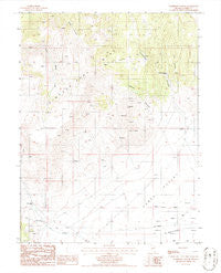 Ackerman Canyon Nevada Historical topographic map, 1:24000 scale, 7.5 X 7.5 Minute, Year 1986