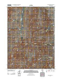 Adobe Summit Nevada Historical topographic map, 1:24000 scale, 7.5 X 7.5 Minute, Year 2012
