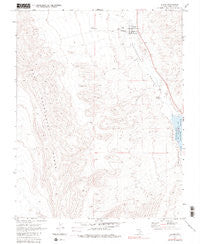 Alamo Nevada Historical topographic map, 1:24000 scale, 7.5 X 7.5 Minute, Year 1980