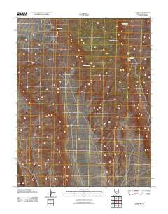 Alamo NE Nevada Historical topographic map, 1:24000 scale, 7.5 X 7.5 Minute, Year 2012