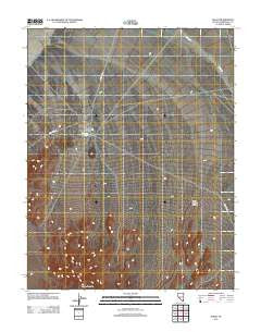 Alkali Nevada Historical topographic map, 1:24000 scale, 7.5 X 7.5 Minute, Year 2011