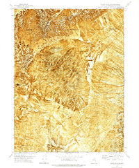 Alpha Mountain Nevada Historical topographic map, 1:24000 scale, 7.5 X 7.5 Minute, Year 1971