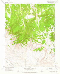 Ammonia Tanks Nevada Historical topographic map, 1:24000 scale, 7.5 X 7.5 Minute, Year 1961